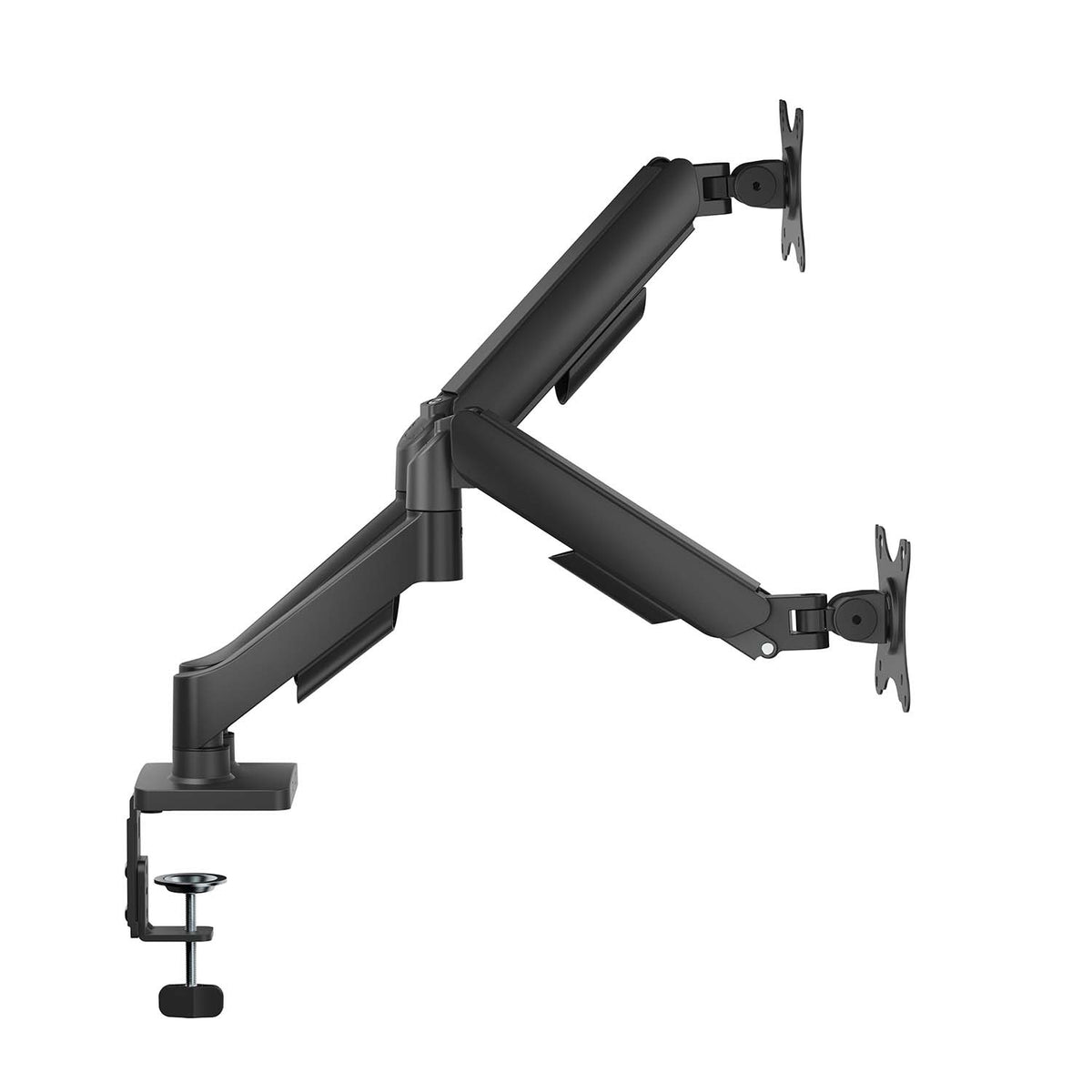 Suporte de mesa com contrapeso para 2 monitores Aisens DT32TSR-357/ giratório/ inclinável/ 9kg