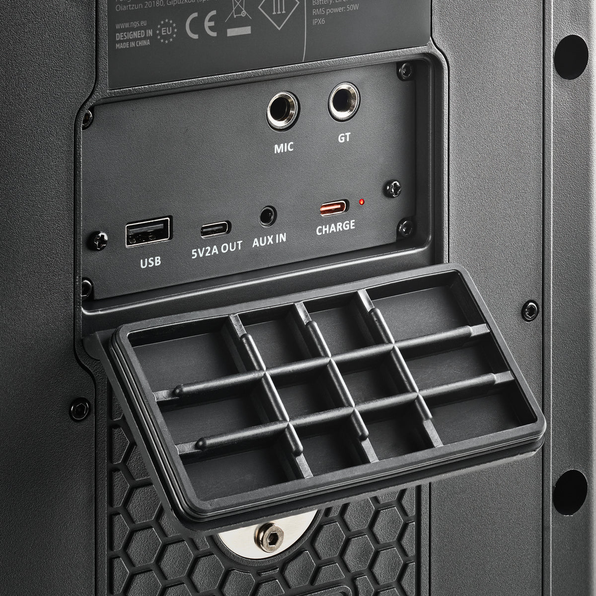 Coluna NGS Wildbash 300W Bateria recargable IPX6 - imagem 10