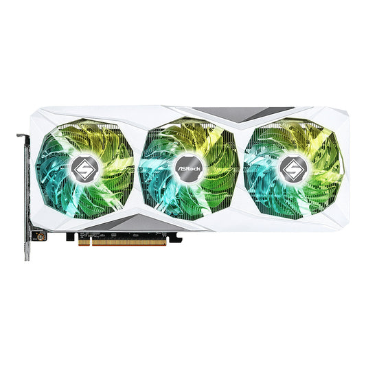 RX 7600 8GB ASRock Radeon Steel Legend OC white GDDR6 3 Fan - ASRock