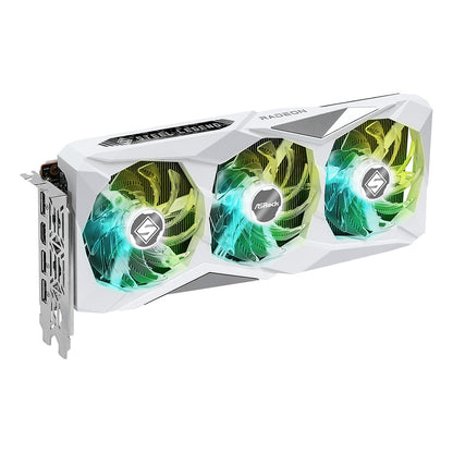 RX 7600 8GB ASRock Radeon Steel Legend OC white GDDR6 3 Fan - ASRock