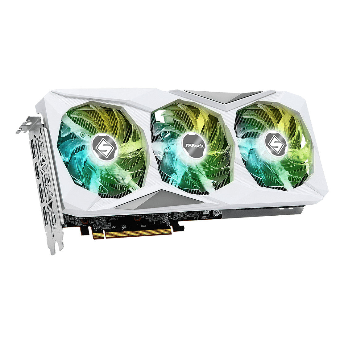 RX 7600 8GB ASRock Radeon Steel Legend OC white GDDR6 3 Fan - ASRock