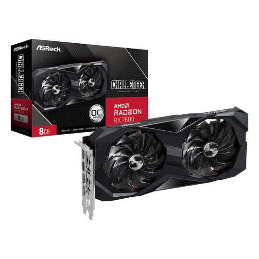 RX 7600 8GB ASRock Radeon Challenger OC GDDR6 - ASRock