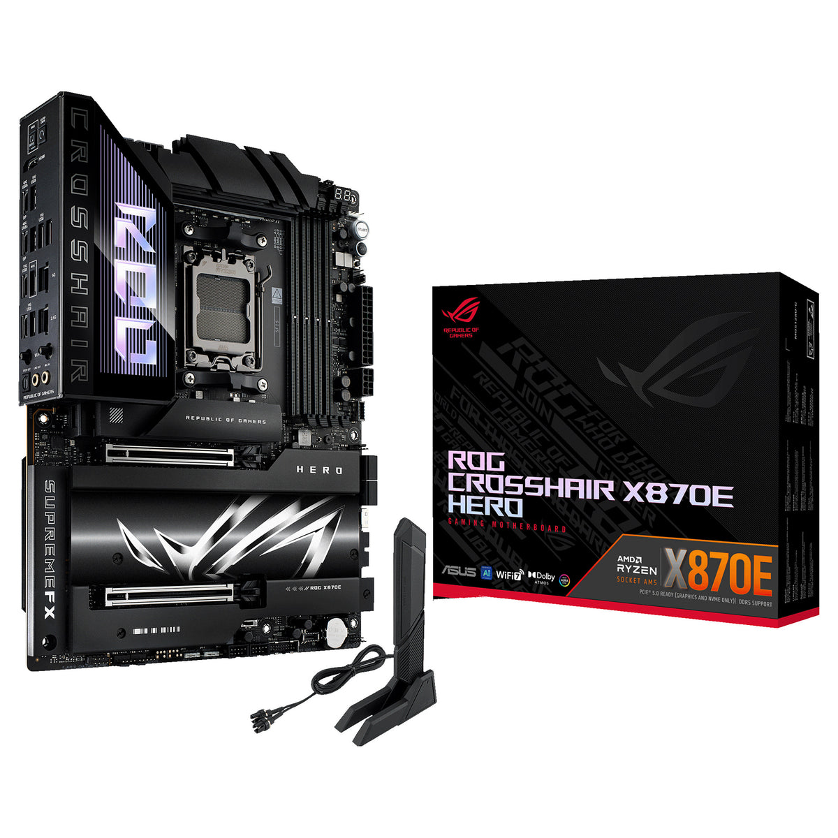 AM5 ASUS ROG CROSSHAIR X870E HERO ATX - ASUS