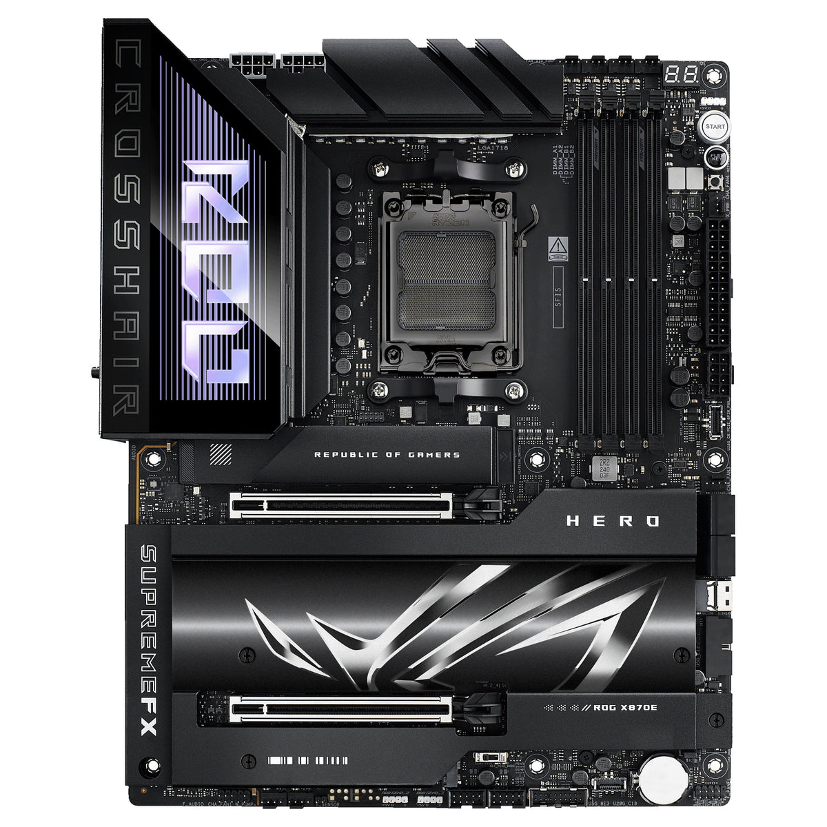 AM5 ASUS ROG CROSSHAIR X870E HERO ATX - ASUS