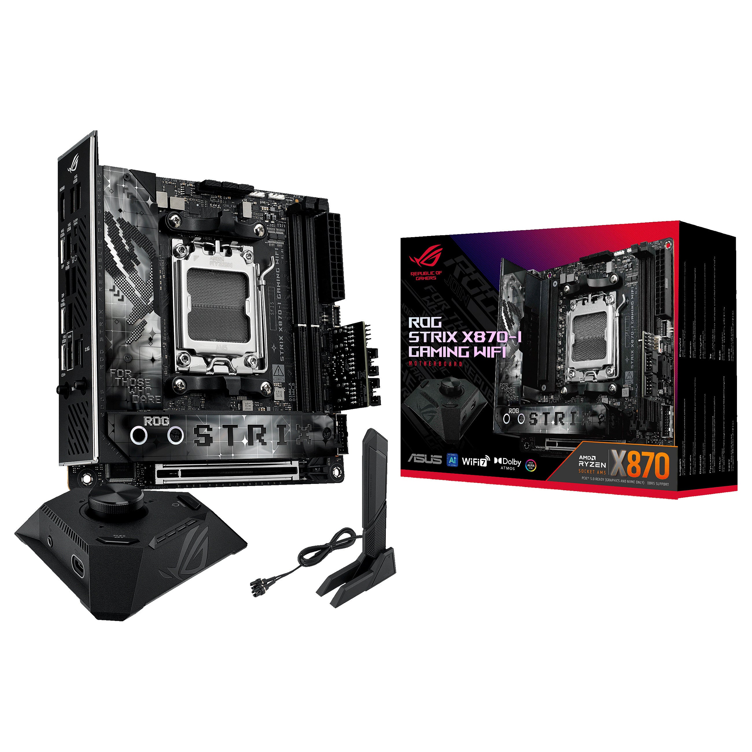 AM5 ASUS ROG STRIX X870-I Gaming WIFI ITX - ASUS