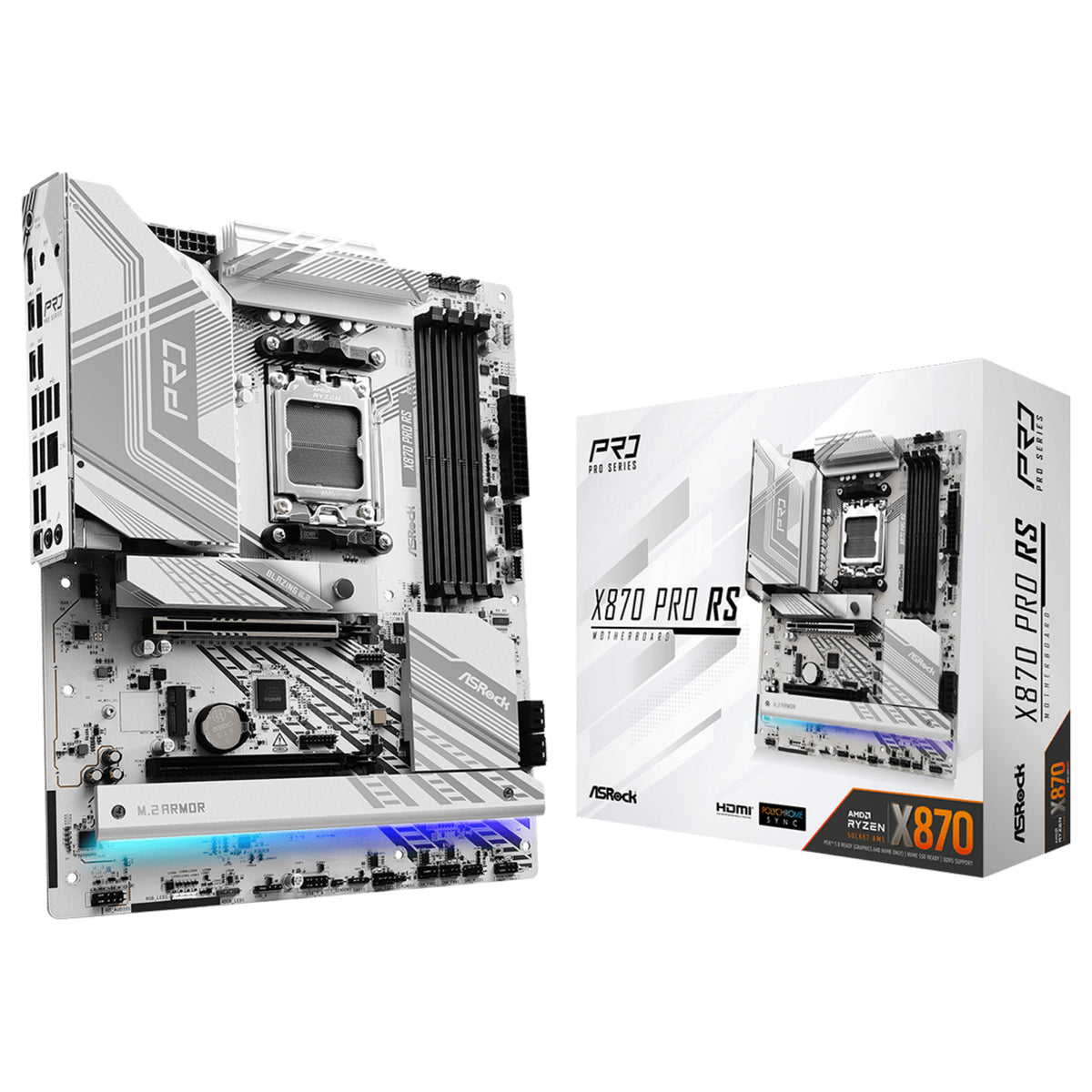 ASRock X870 Pro RS AM5 ATX HDMI/USB-C DDR5 retail - ASRock