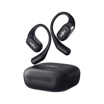 Shokz OpenFit Black Bluetooth Wireless Bone Conduction Headset - Shokz