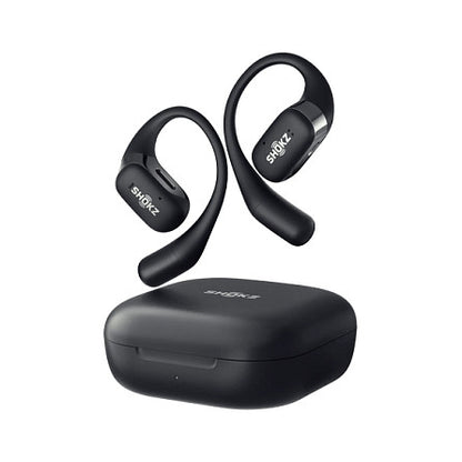 Shokz OpenFit Black Bluetooth Wireless Bone Conduction Headset - Shokz