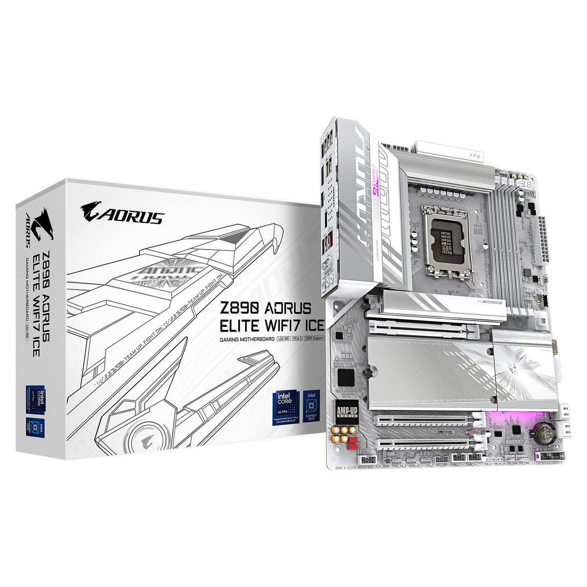 GIGA Z890 AORUS ELITE WIFI7 ICE S1851/DDR5/ATX - Gigabyte