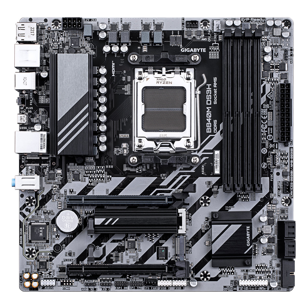 Gigabyte Placa Base B840M DS3H mATX AM5 - imagem 6