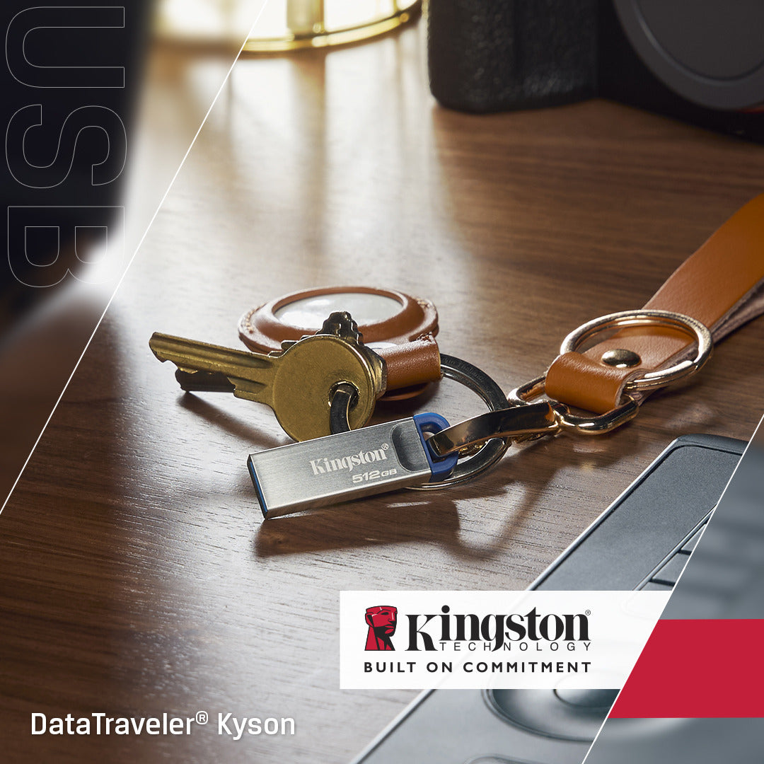 Pen USB Kingston DT Kyson 512GB USB3.2-A Gen1 220MBs Metal - imagem 8