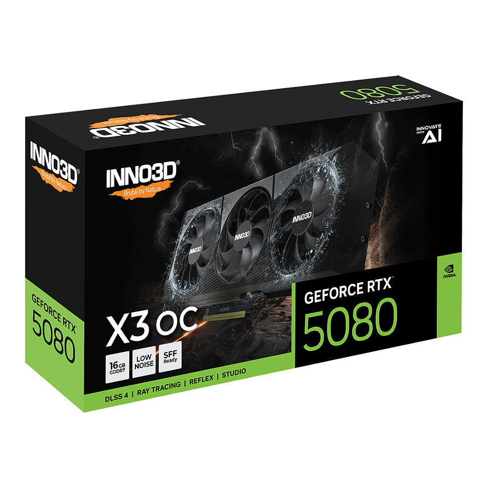 RTX 5080 16GB Inno3D X3 OC GDDR7 3Fan - Inno3D