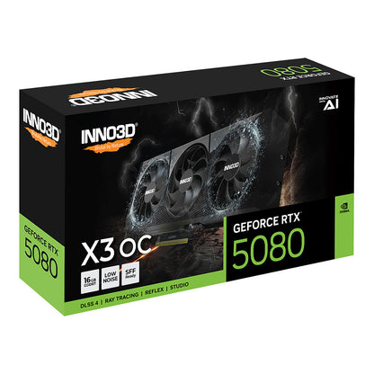 RTX 5080 16GB Inno3D X3 OC GDDR7 3Fan - Inno3D