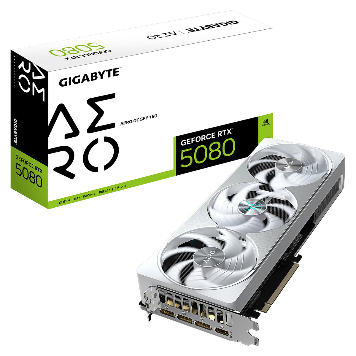 RTX 5080 16GB Gigabyte Aero OC GDDR7 3Fan white - Gigabyte