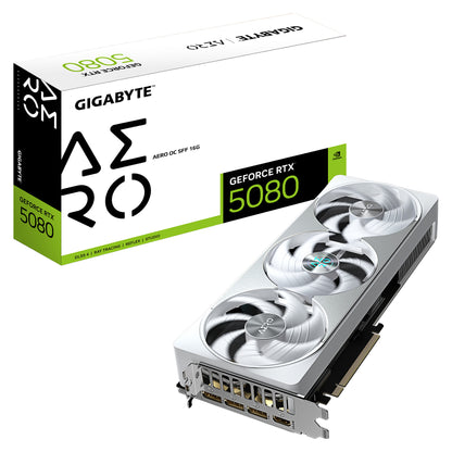 RTX 5080 16GB Gigabyte Aero OC GDDR7 3Fan white - Gigabyte