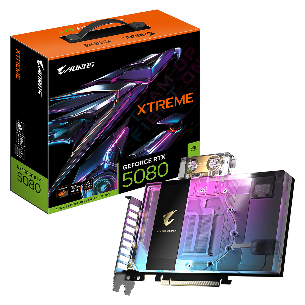 RTX 5080 16GB Gigabyte Xtreme Waterforce WB GDDR7 - Gigabyte