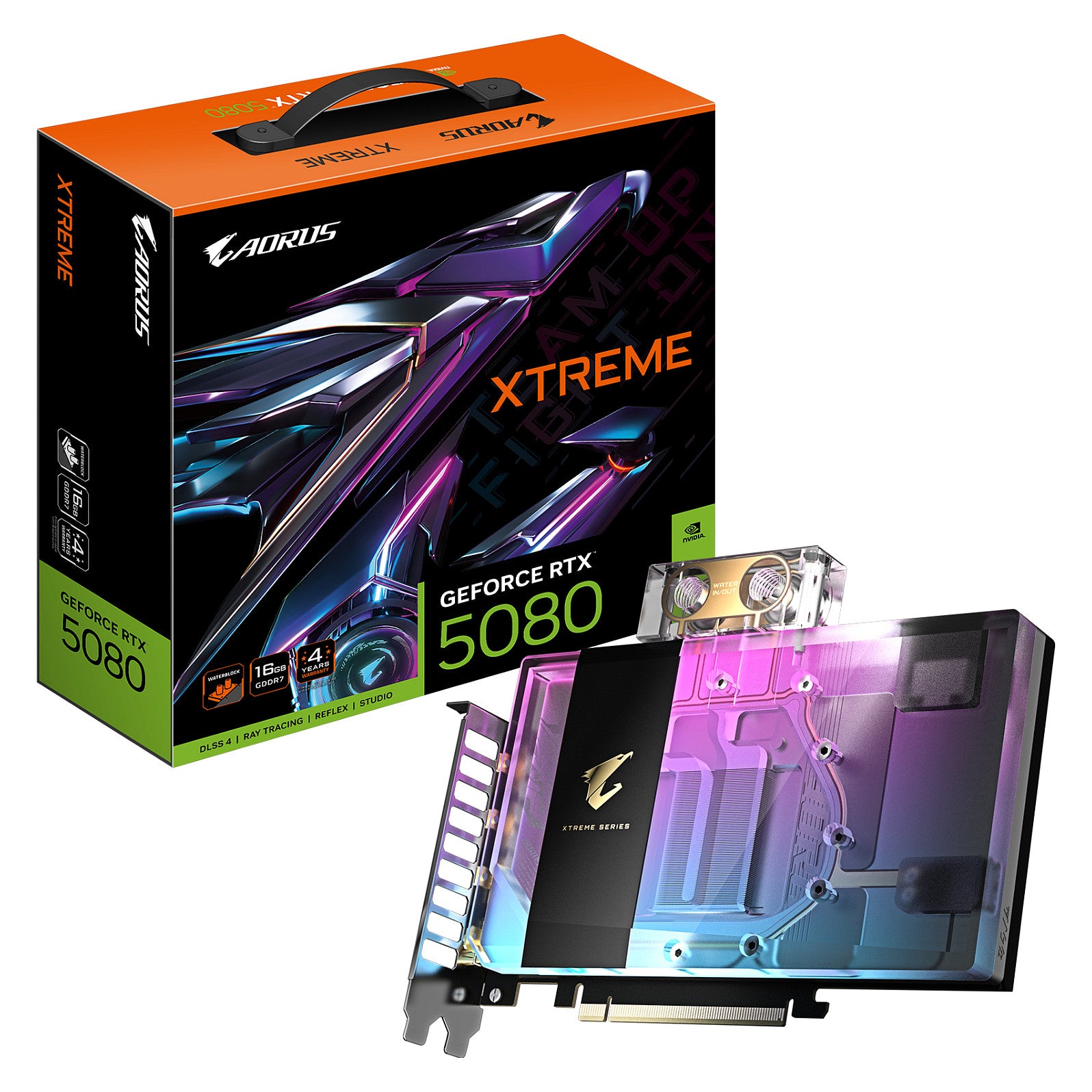 RTX 5080 16GB Gigabyte Xtreme Waterforce WB GDDR7 - Gigabyte