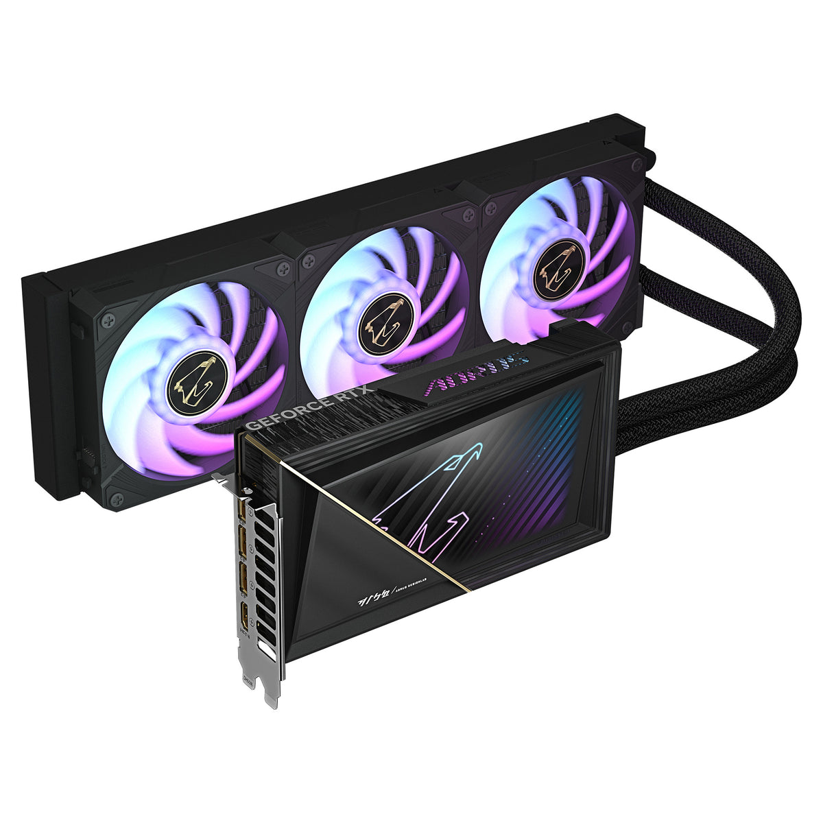 RTX 5080 16GB Gigabyte Aorus Xtreme Waterforce GDDR7 3 Fan - Gigabyte