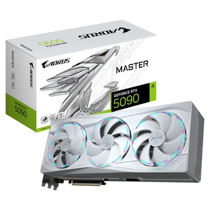 RTX 5090 32GB Gigabyte Aorus Master Ice GDDR7 3Fan white - Gigabyte