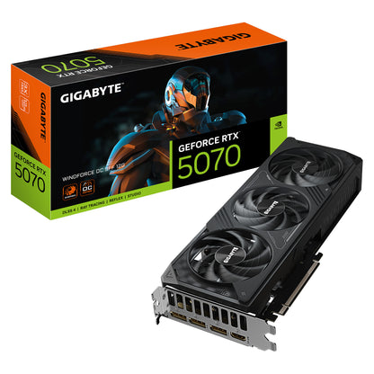 RTX 5070 12GB Gigabyte Windforce OC SFF GDDR7 3 Fan - Gigabyte