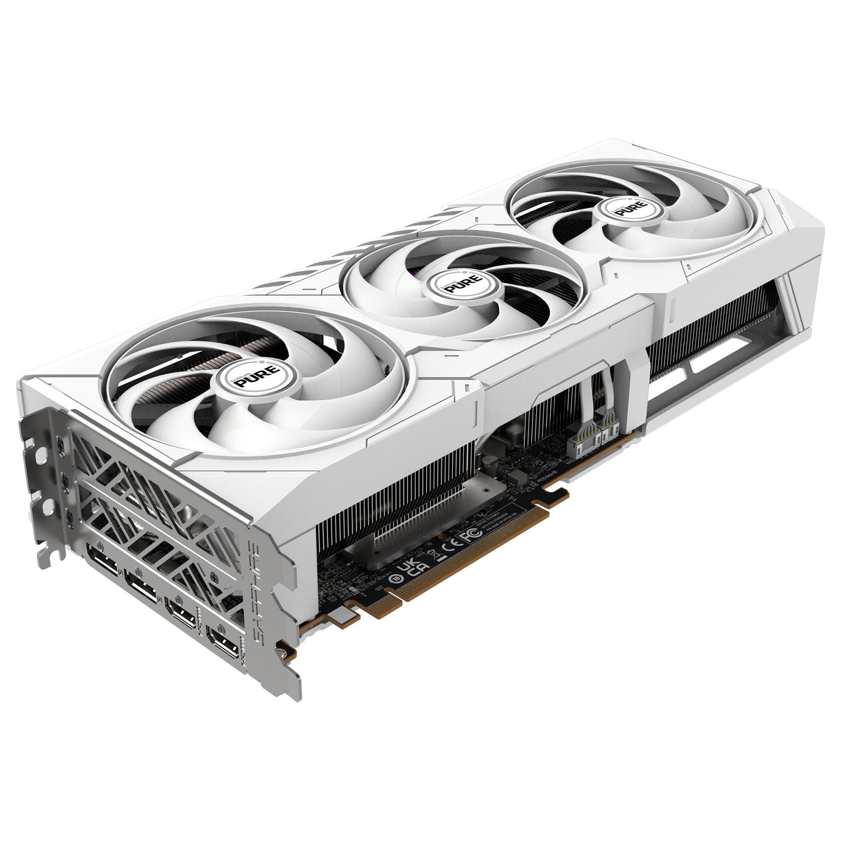 RX 9070 XT 16GB Sapphire Pure Radeon OC GDDR6 3 Fan white - Sapphire
