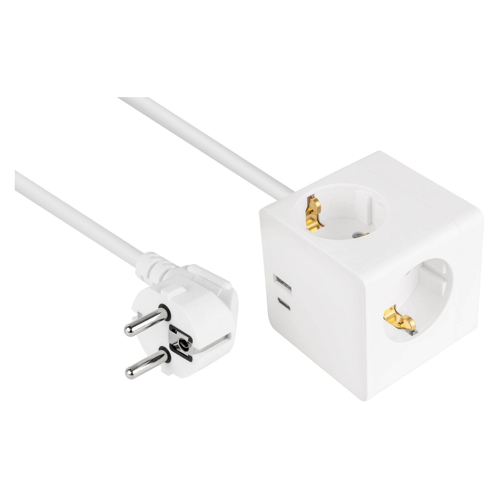 Cabo USB-C para USB-A Kabelmeister 5 m — branco - Kabelmeister