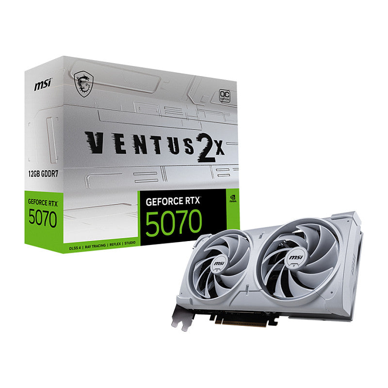 RTX 5070 12GB MSI Ventus 2X OC GDDR7 white - MSI
