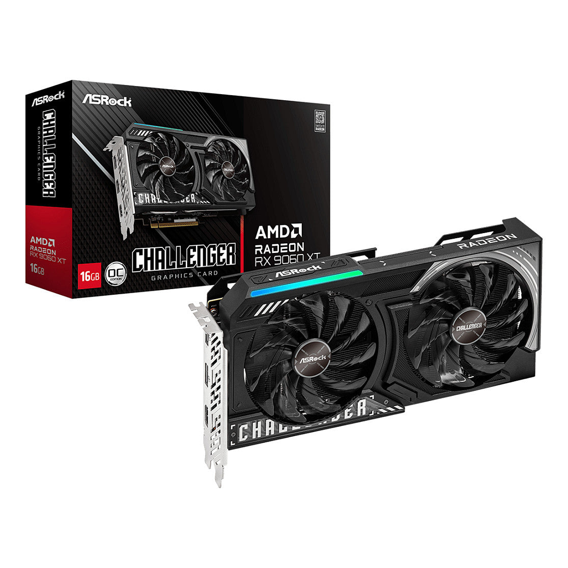 RX 9060 XT 16GB ASRock Radeon Challenger OC GDDR6 - ASRock