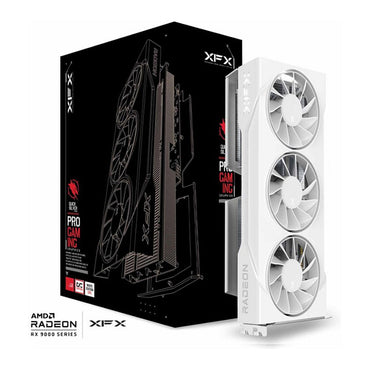RX 9060 XT 16GB XFX Radeon SWIFT OC GDDR6 3 Fan white - XFX
