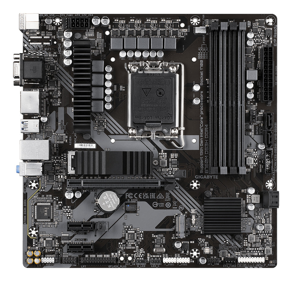 Gigabyte Placa Base B760M DS3H DDR4 mATX LGA1700 - imagem 7