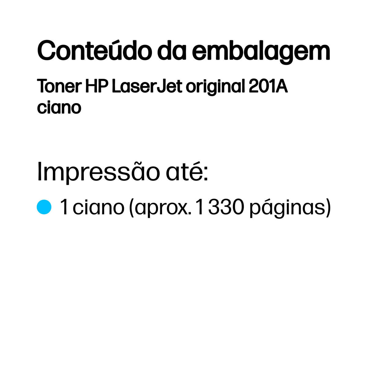 HP toner 201A Cyan - imagem 4