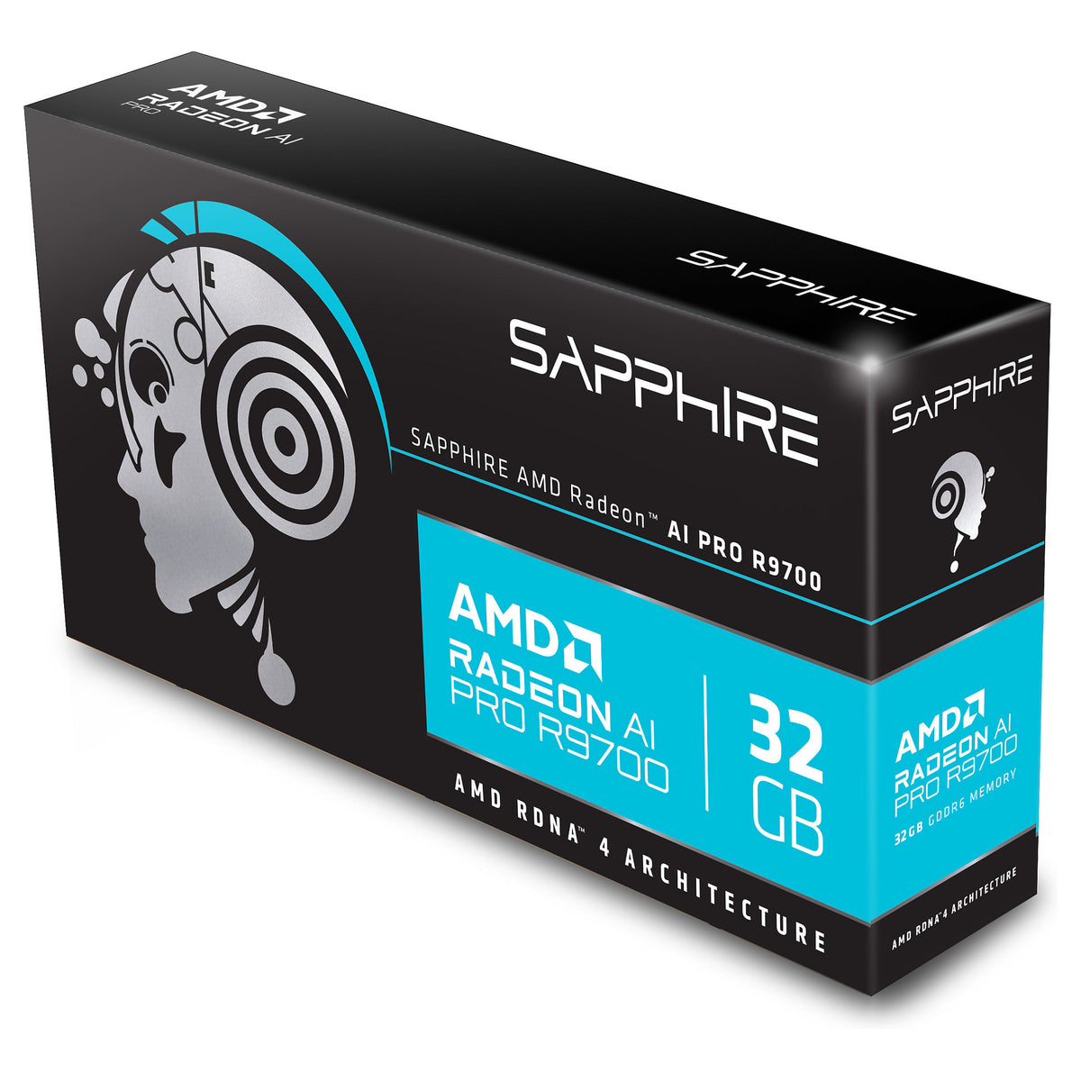 AI PRO R9700 32GB Sapphire Radeon Blower GDDR6 - Sapphire