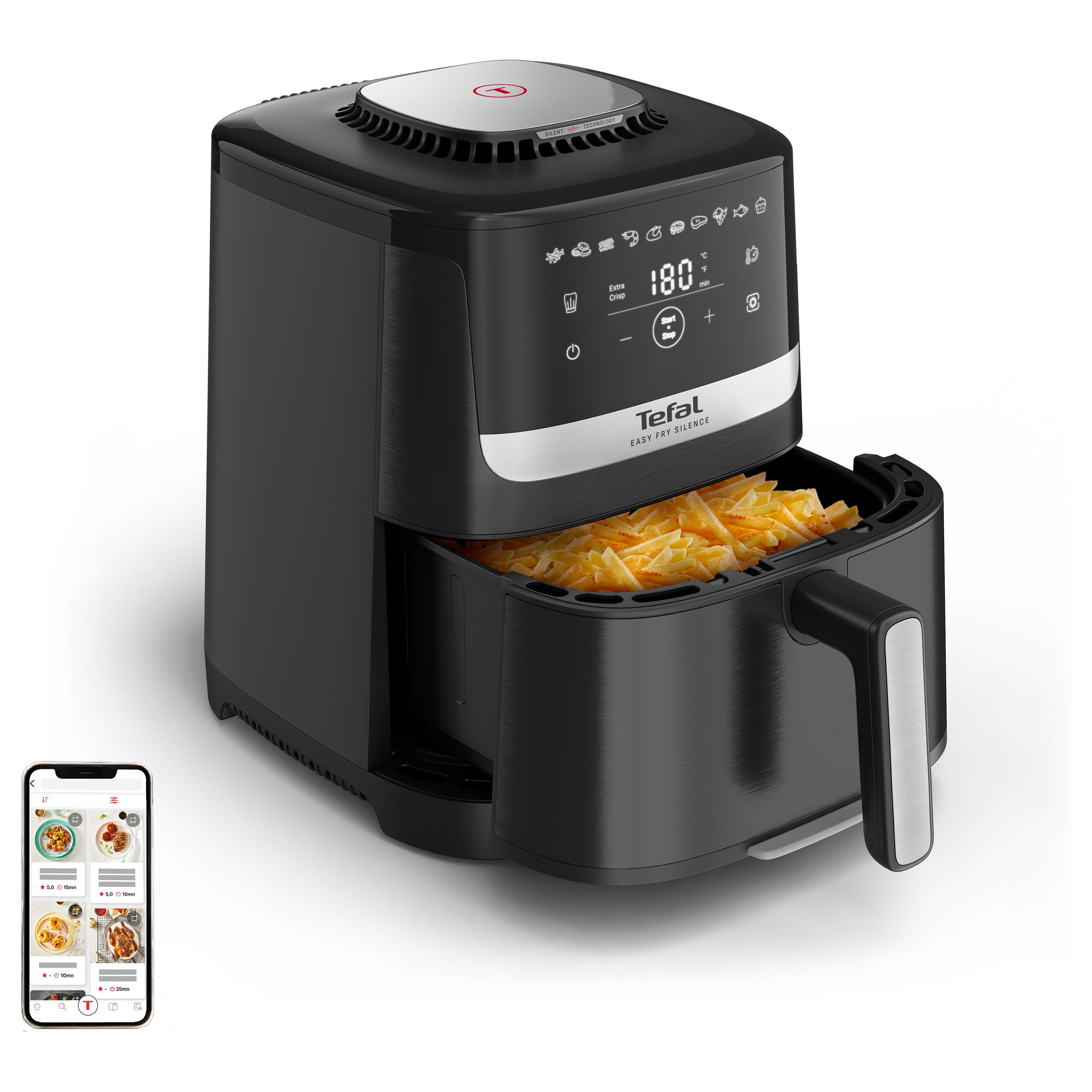 Fritadeira de Ar Tefal Easy Fry Silence XL - Tefal