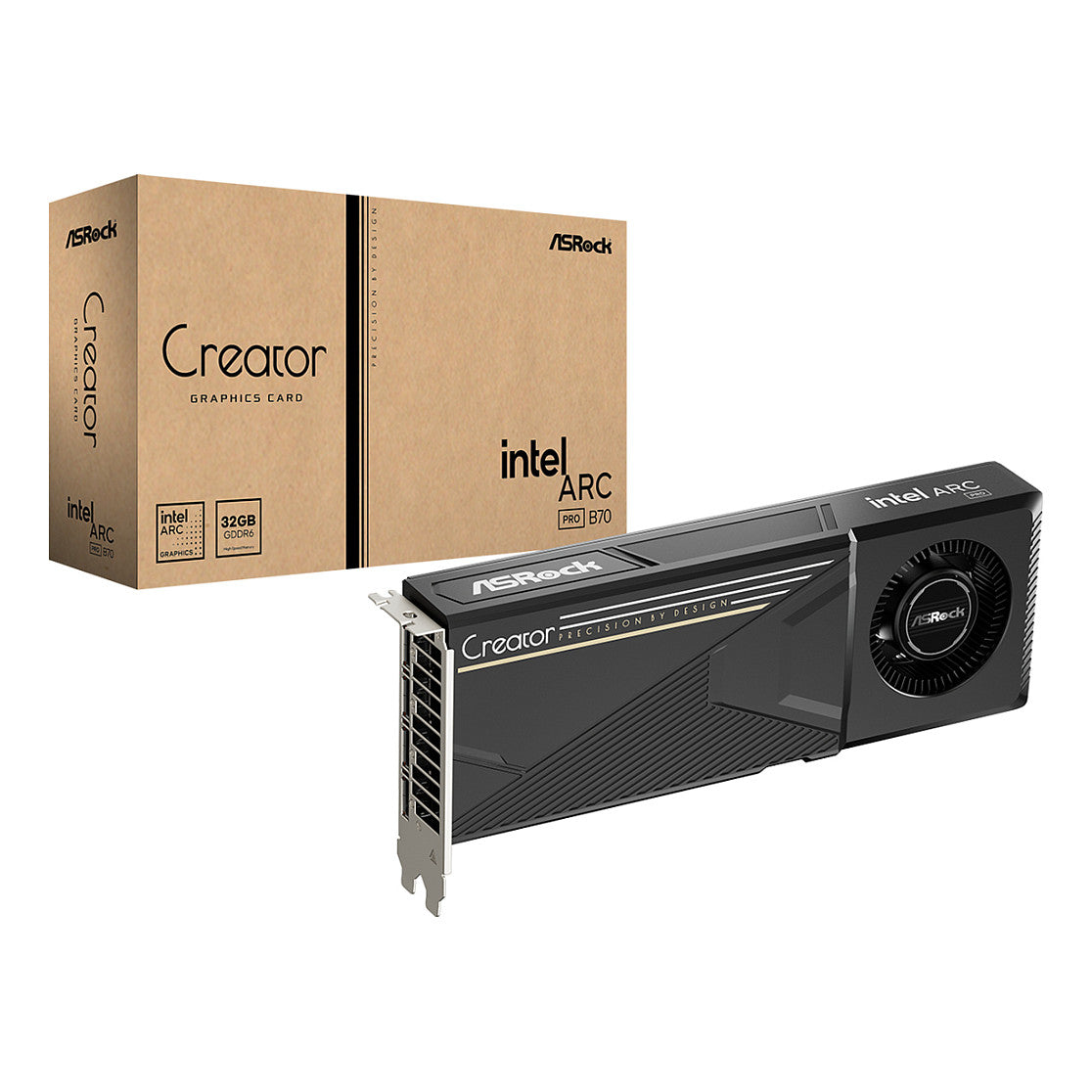 B70 Pro 32GB AsRock Intel Arc Blower GDDR6 - ASRock