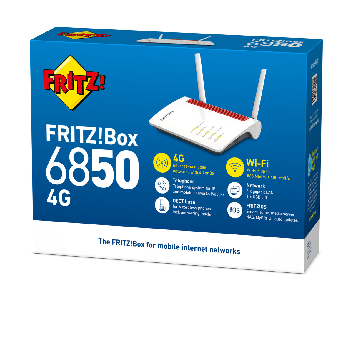 Router FRITZ!Box 6850 4G Edition International - imagem 8
