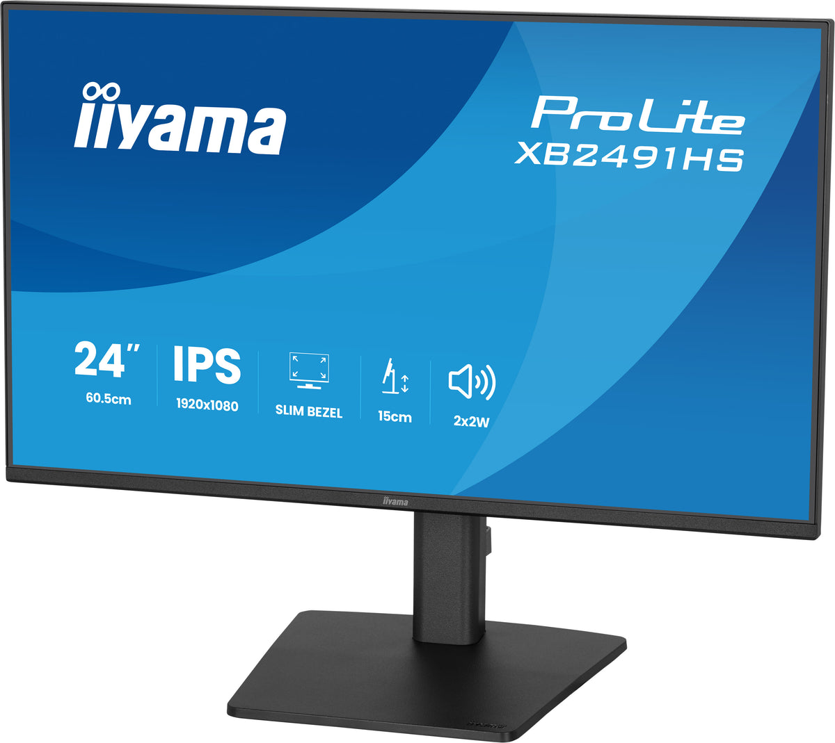 Monitor iiyama ProLite XB2491HS / XB2491HS-B1 preto - imagem 7