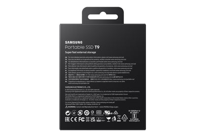 Disco SSD Samsung T9 Externo 1TB USB 3.2 Gen 2x2 preto - imagem 16