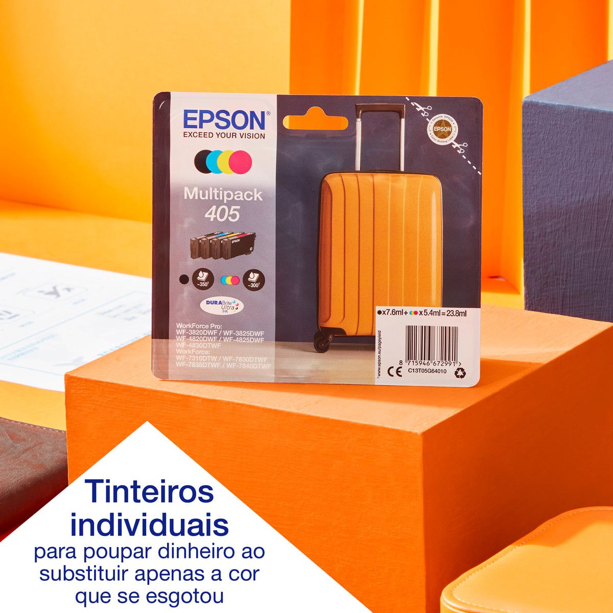 Impressora multifunções Epson Multifunções WorkForce WF-7840DTWF - imagem 8