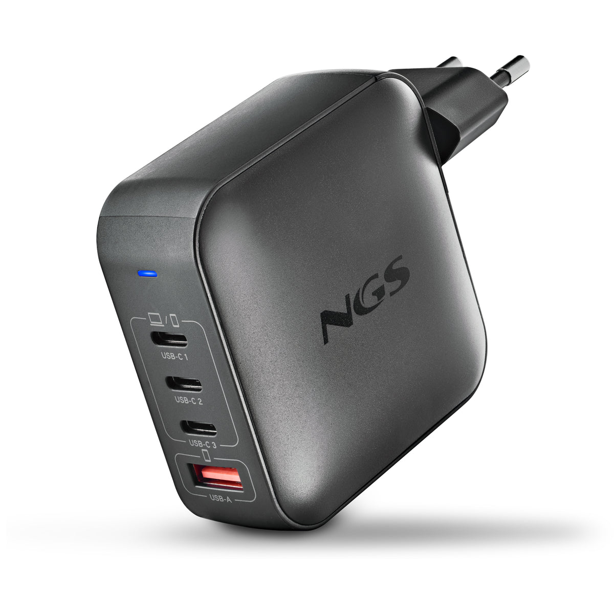 NGS Carregador ULTRARAPIDO165W 4 Portas 3USB-C 1 US
