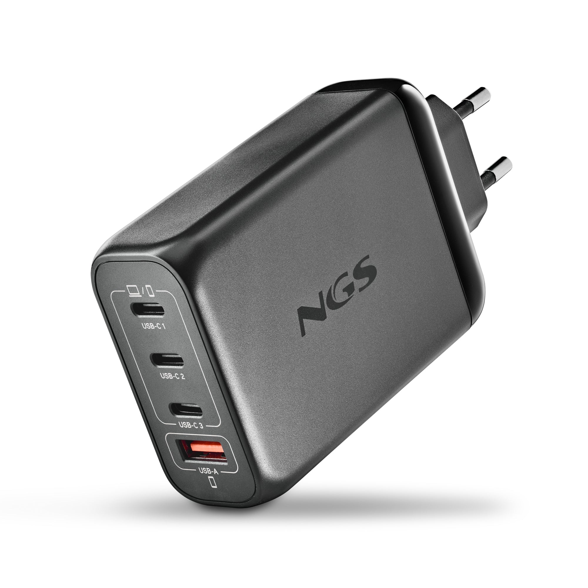 NGS Carregador ULTRARAPIDO140W 4 Portas 3USB-C 1 US