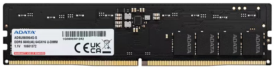 Memória RAM A-Data AD5U560064G-S 64GB 5600Mhz DIMM DDR5