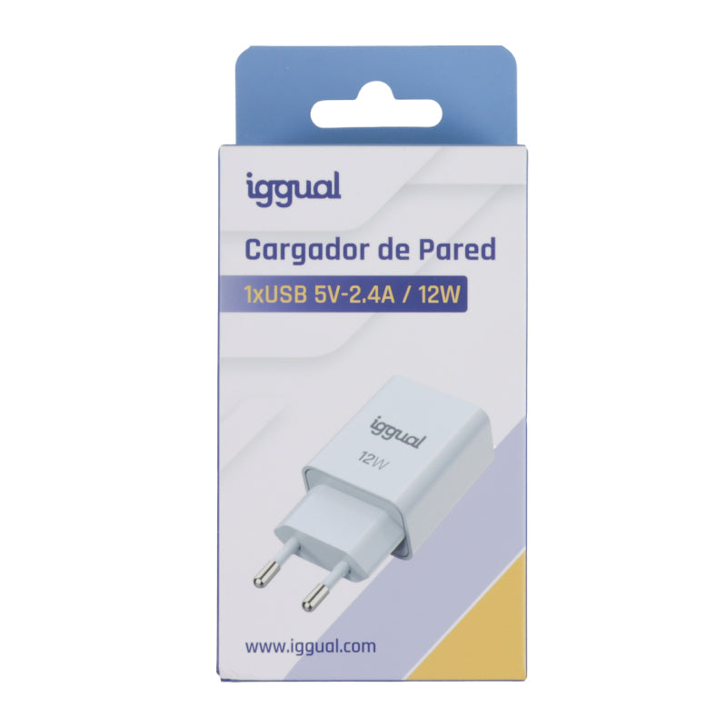 Carregador de Parede iggual 1xUSB-A 5V/2.4A (12W) - imagem 10