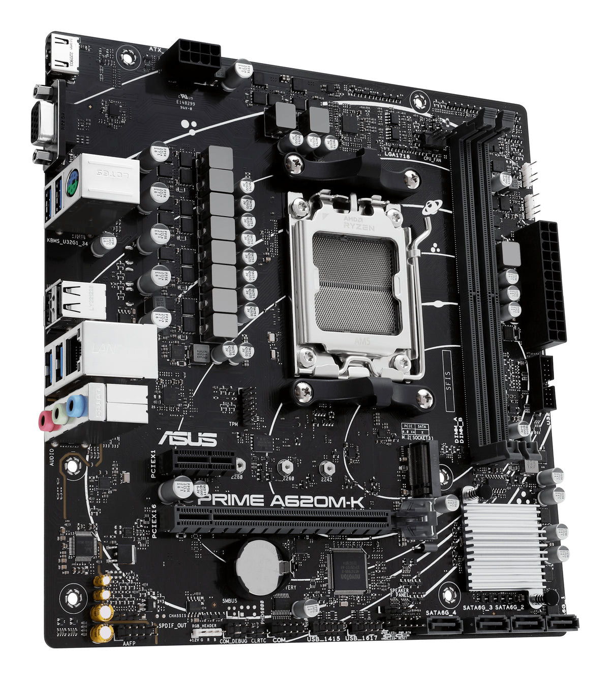 ASUS Placa Base PRIME A620M-K mATX AM5 - imagem 6