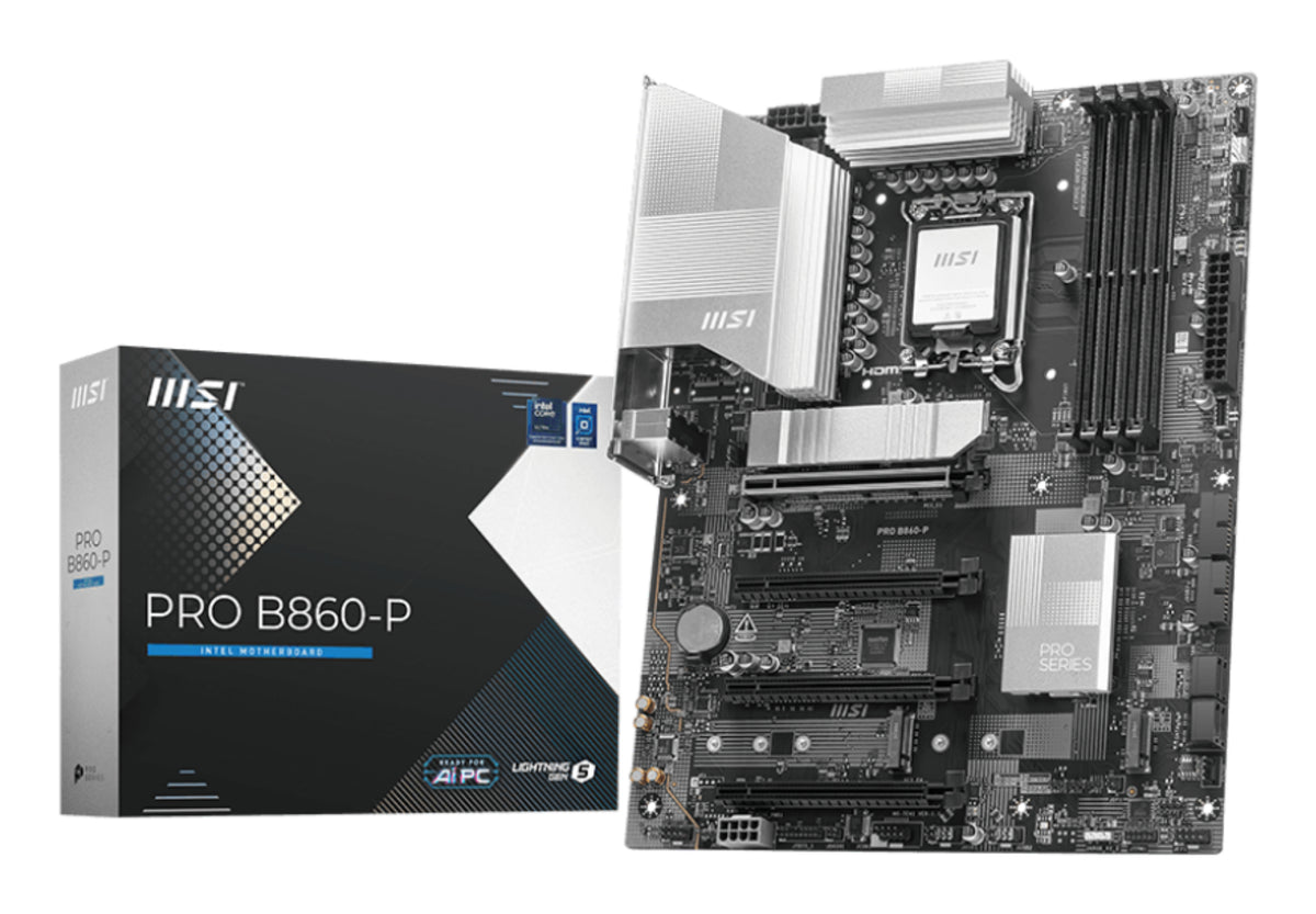 Placa-mãe MSI PRO B860-P Intel B860 LGA 1851 (Socket V1) ATX
