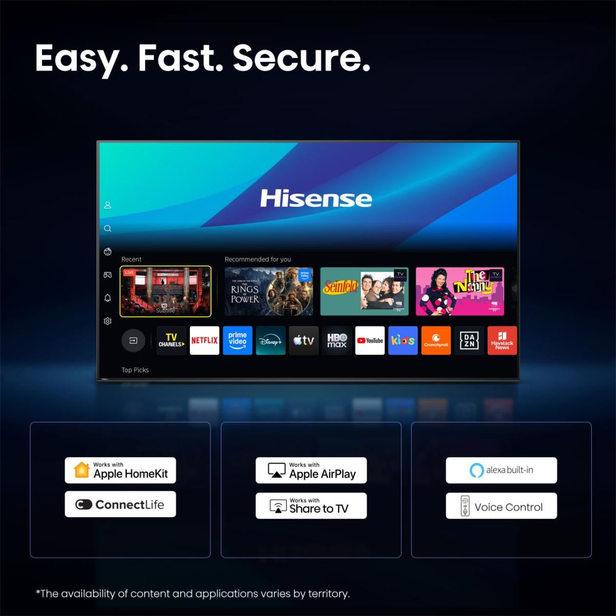 Televisão Hisense 55E79S TV 55" UHD QLED SMART TV HDR10+ - imagem 190