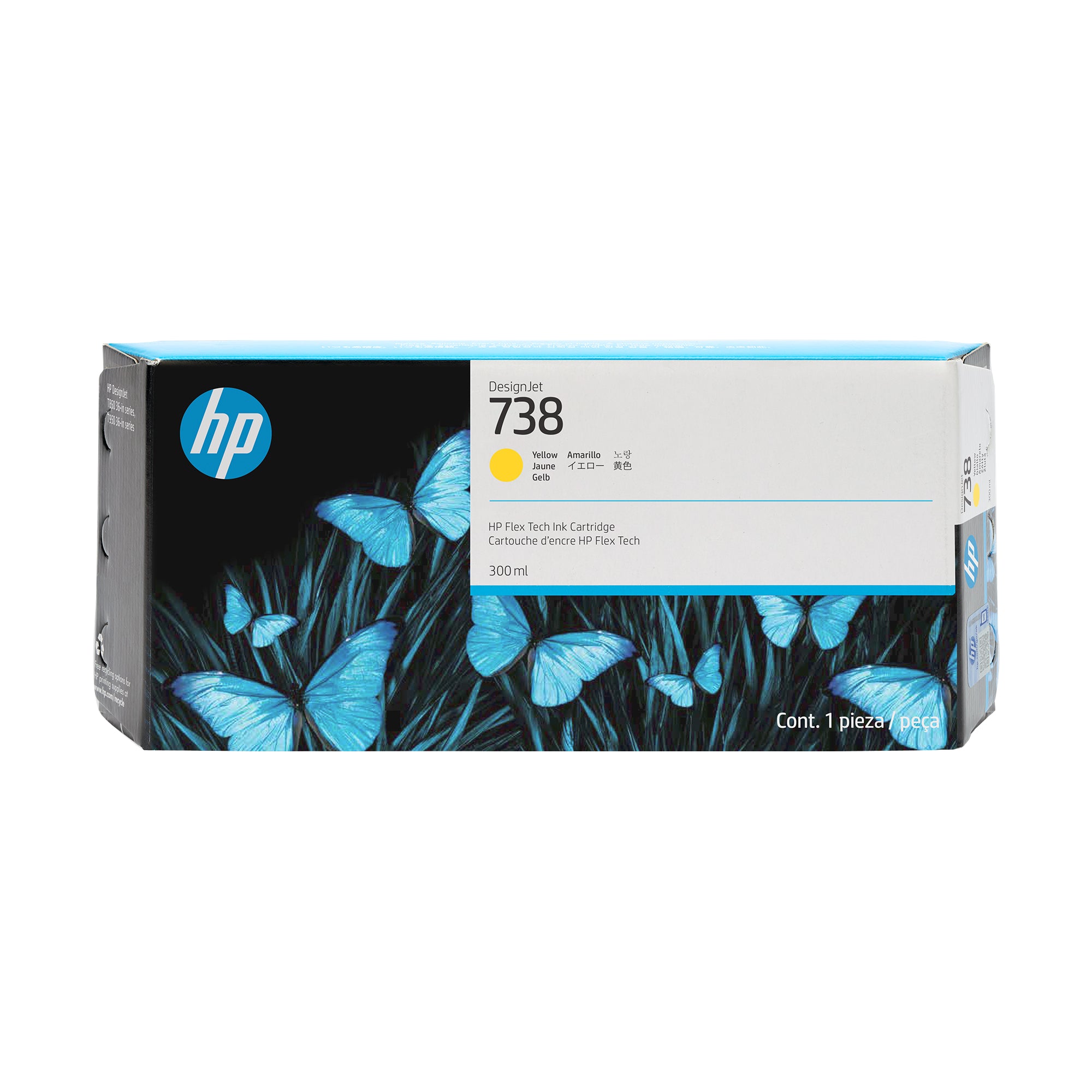 HP Ink 738XL / 676M8A amarelo XL