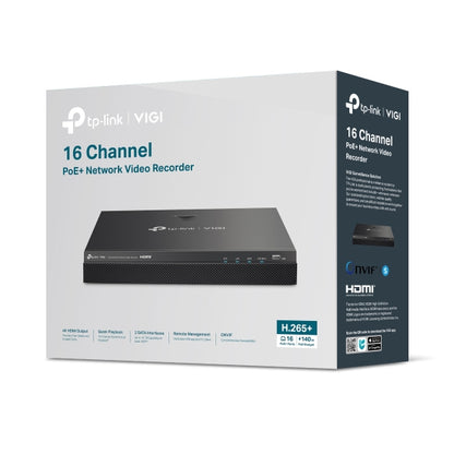 Gravador de Vídeo em Rede VIGI NVR2016H-16MP Grabador IP Rack 02 HDD 16 C Po - imagem 7
