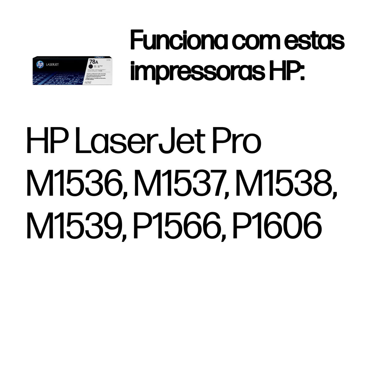 HP toner CE278A Preto - imagem 3