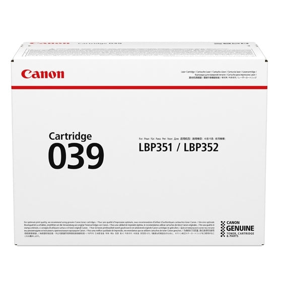 Canon Toner 039 / 0287C001 preto Standard