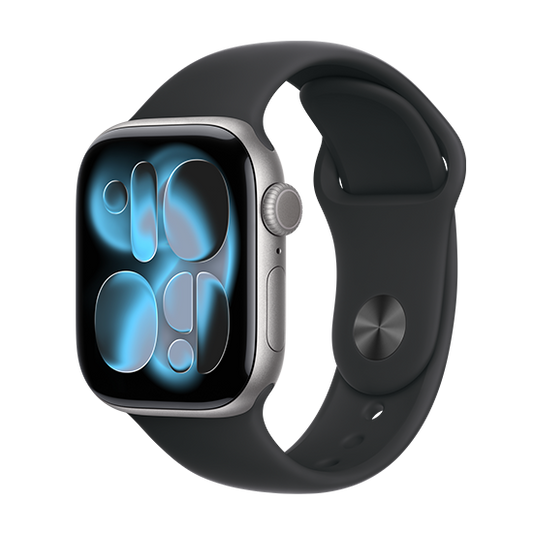 Watch Apple Watch Series 11 (2025) GPS 42mm Space Grey Aluminium Case with Sport Band S/M - Black